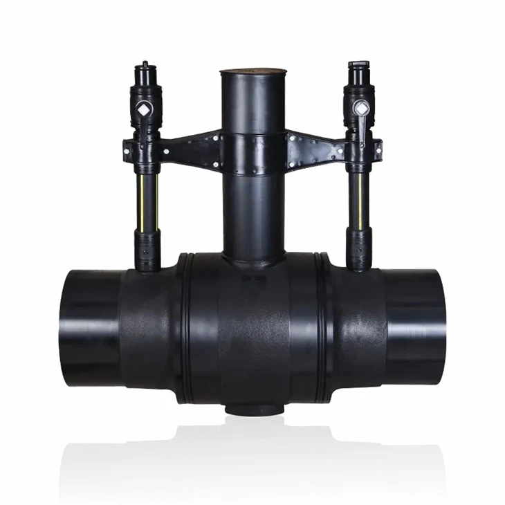 PE Double Purge Ball Valve