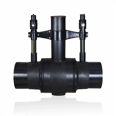 PE Double Purge Ball Valve